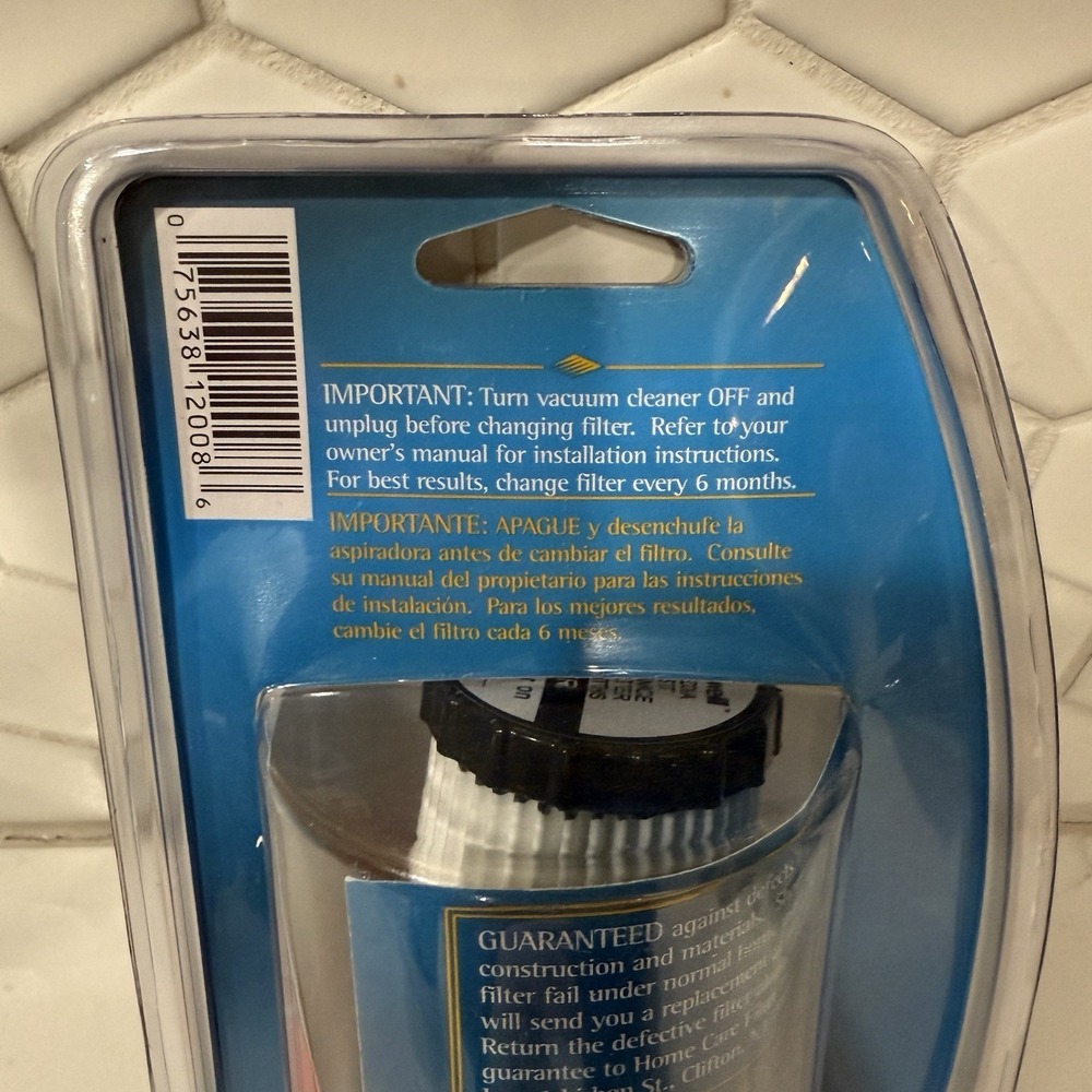 Honeywell Royal Dirt Devil Hepa Media Filter Type F2 No. H12008 New Replacement - Picture 3 of 4